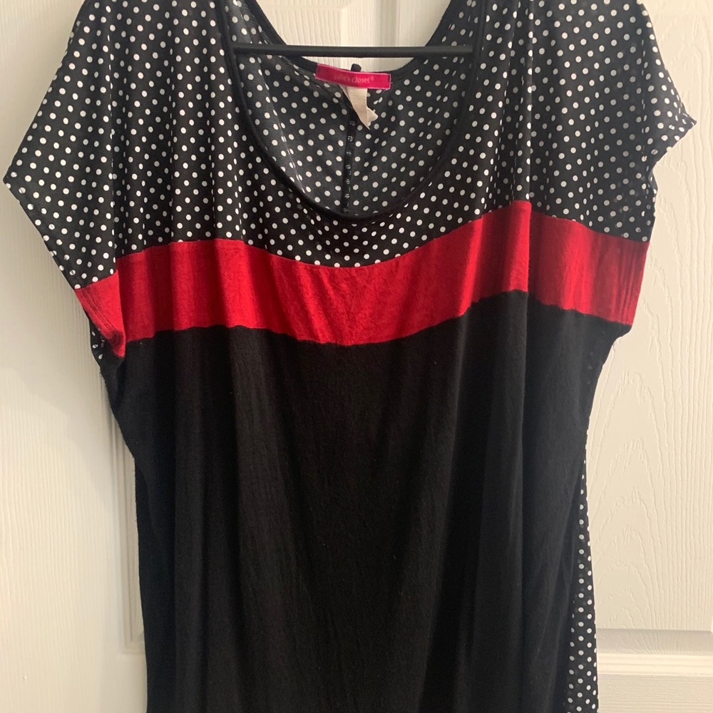 Polk Dot Chiffon Blouse